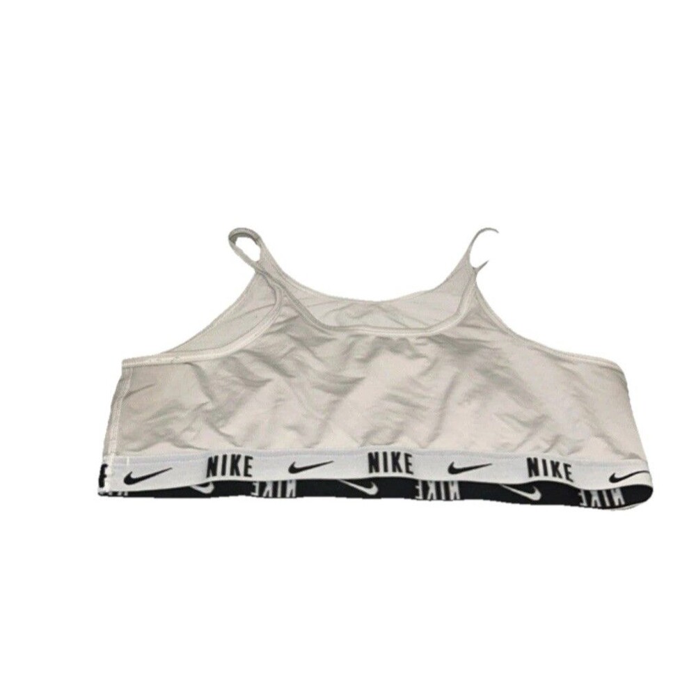 Nike Dri Fit XL White & Black Pullover Sports Bra